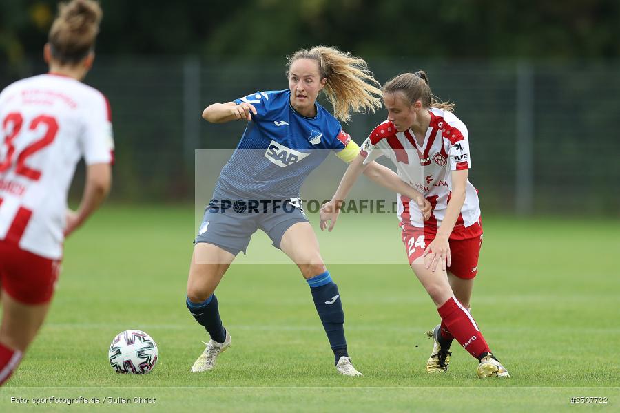 Fabienne Dongus, Sportpark Heuchelhof, Würzburg, 26.09.2021, sport, action, Fussball, Deutschland, September 2021, Saison 2021/2022, Runde 2, Gruppe Süd, Pokal, DFB, DFB Pokal Frauen, TSG, FWK, TSG Hoffenheim, FC Würzburger Kickers - Bild-ID: 2307722 Fabienne Dongus, Sportpark Heuchelhof, Würzburg, 26.09.2021, sport, action, Fussball, Deutschland, September 2021, Saison 2021/2022, Runde 2, Gruppe Süd, Pokal, DFB, DFB Pokal Frauen, TSG, FWK, TSG Hoffenheim, FC Würzburger Kickers - Bild-ID: 2307722