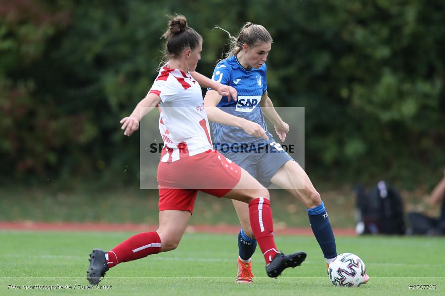 Jule Brand, Sportpark Heuchelhof, Würzburg, 26.09.2021, sport, action, Fussball, Deutschland, September 2021, Saison 2021/2022, Runde 2, Gruppe Süd, Pokal, DFB, DFB Pokal Frauen, TSG, FWK, TSG Hoffenheim, FC Würzburger Kickers - Bild-ID: 2307723 Jule Brand, Sportpark Heuchelhof, Würzburg, 26.09.2021, sport, action, Fussball, Deutschland, September 2021, Saison 2021/2022, Runde 2, Gruppe Süd, Pokal, DFB, DFB Pokal Frauen, TSG, FWK, TSG Hoffenheim, FC Würzburger Kickers - Bild-ID: 2307723