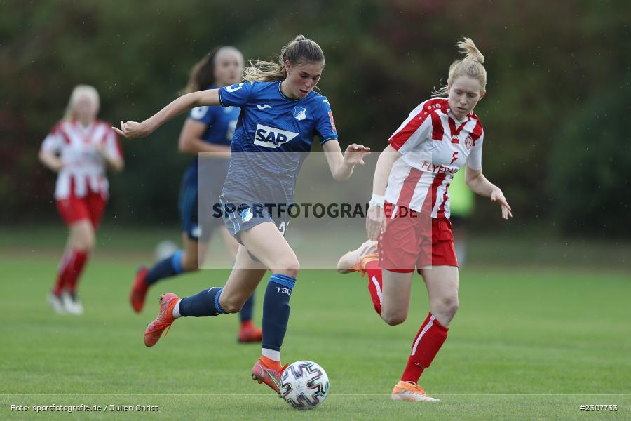 Lena Betz, Jule Brand, Sportpark Heuchelhof, Würzburg, 26.09.2021, sport, action, Fussball, Deutschland, September 2021, Saison 2021/2022, Runde 2, Gruppe Süd, Pokal, DFB, DFB Pokal Frauen, TSG, FWK, TSG Hoffenheim, FC Würzburger Kickers - Bild-ID: 2307733 Lena Betz, Jule Brand, Sportpark Heuchelhof, Würzburg, 26.09.2021, sport, action, Fussball, Deutschland, September 2021, Saison 2021/2022, Runde 2, Gruppe Süd, Pokal, DFB, DFB Pokal Frauen, TSG, FWK, TSG Hoffenheim, FC Würzburger Kickers - Bild-ID: 2307733