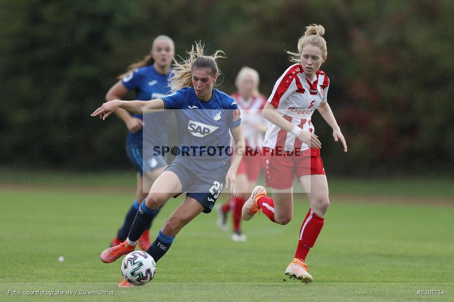 Lena Betz, Jule Brand, Sportpark Heuchelhof, Würzburg, 26.09.2021, sport, action, Fussball, Deutschland, September 2021, Saison 2021/2022, Runde 2, Gruppe Süd, Pokal, DFB, DFB Pokal Frauen, TSG, FWK, TSG Hoffenheim, FC Würzburger Kickers - Bild-ID: 2307734 Lena Betz, Jule Brand, Sportpark Heuchelhof, Würzburg, 26.09.2021, sport, action, Fussball, Deutschland, September 2021, Saison 2021/2022, Runde 2, Gruppe Süd, Pokal, DFB, DFB Pokal Frauen, TSG, FWK, TSG Hoffenheim, FC Würzburger Kickers - Bild-ID: 2307734