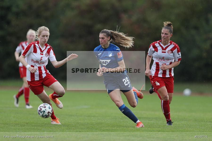 Lena Betz, Jule Brand, Sportpark Heuchelhof, Würzburg, 26.09.2021, sport, action, Fussball, Deutschland, September 2021, Saison 2021/2022, Runde 2, Gruppe Süd, Pokal, DFB, DFB Pokal Frauen, TSG, FWK, TSG Hoffenheim, FC Würzburger Kickers - Bild-ID: 2307735 Lena Betz, Jule Brand, Sportpark Heuchelhof, Würzburg, 26.09.2021, sport, action, Fussball, Deutschland, September 2021, Saison 2021/2022, Runde 2, Gruppe Süd, Pokal, DFB, DFB Pokal Frauen, TSG, FWK, TSG Hoffenheim, FC Würzburger Kickers - Bild-ID: 2307735