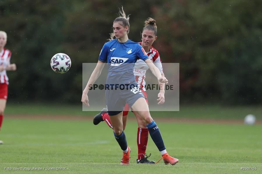 Jule Brand, Sportpark Heuchelhof, Würzburg, 26.09.2021, sport, action, Fussball, Deutschland, September 2021, Saison 2021/2022, Runde 2, Gruppe Süd, Pokal, DFB, DFB Pokal Frauen, TSG, FWK, TSG Hoffenheim, FC Würzburger Kickers - Bild-ID: 2307753 Jule Brand, Sportpark Heuchelhof, Würzburg, 26.09.2021, sport, action, Fussball, Deutschland, September 2021, Saison 2021/2022, Runde 2, Gruppe Süd, Pokal, DFB, DFB Pokal Frauen, TSG, FWK, TSG Hoffenheim, FC Würzburger Kickers - Bild-ID: 2307753