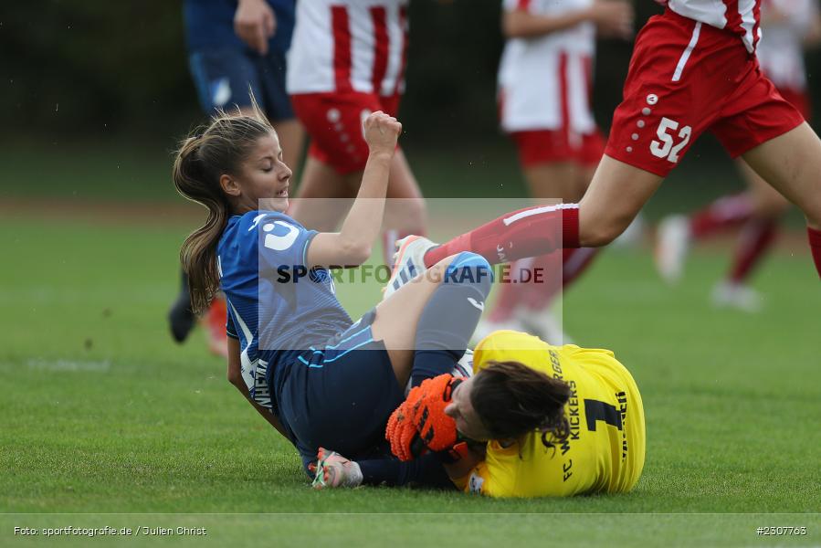 Petra Kocsán, Sportpark Heuchelhof, Würzburg, 26.09.2021, sport, action, Fussball, Deutschland, September 2021, Saison 2021/2022, Runde 2, Gruppe Süd, Pokal, DFB, DFB Pokal Frauen, TSG, FWK, TSG Hoffenheim, FC Würzburger Kickers - Bild-ID: 2307763
