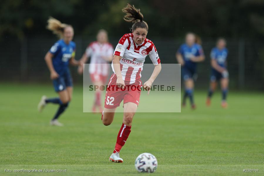 Antonia Hanke, Sportpark Heuchelhof, Würzburg, 26.09.2021, sport, action, Fussball, Deutschland, September 2021, Saison 2021/2022, Runde 2, Gruppe Süd, Pokal, DFB, DFB Pokal Frauen, TSG, FWK, TSG Hoffenheim, FC Würzburger Kickers - Bild-ID: 2307767 Antonia Hanke, Sportpark Heuchelhof, Würzburg, 26.09.2021, sport, action, Fussball, Deutschland, September 2021, Saison 2021/2022, Runde 2, Gruppe Süd, Pokal, DFB, DFB Pokal Frauen, TSG, FWK, TSG Hoffenheim, FC Würzburger Kickers - Bild-ID: 2307767