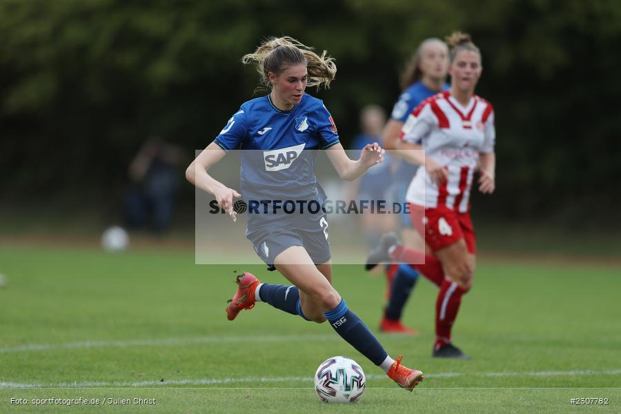 Jule Brand, Sportpark Heuchelhof, Würzburg, 26.09.2021, sport, action, Fussball, Deutschland, September 2021, Saison 2021/2022, Runde 2, Gruppe Süd, Pokal, DFB, DFB Pokal Frauen, TSG, FWK, TSG Hoffenheim, FC Würzburger Kickers - Bild-ID: 2307782 Jule Brand, Sportpark Heuchelhof, Würzburg, 26.09.2021, sport, action, Fussball, Deutschland, September 2021, Saison 2021/2022, Runde 2, Gruppe Süd, Pokal, DFB, DFB Pokal Frauen, TSG, FWK, TSG Hoffenheim, FC Würzburger Kickers - Bild-ID: 2307782