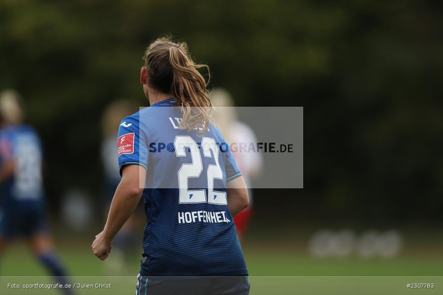 Rückennummer, Backside, Sarai Linder, Sportpark Heuchelhof, Würzburg, 26.09.2021, sport, action, Fussball, Deutschland, September 2021, Saison 2021/2022, Runde 2, Gruppe Süd, Pokal, DFB, DFB Pokal Frauen, TSG, FWK, TSG Hoffenheim, FC Würzburger Kickers - Bild-ID: 2307783 Rückennummer, Backside, Sarai Linder, Sportpark Heuchelhof, Würzburg, 26.09.2021, sport, action, Fussball, Deutschland, September 2021, Saison 2021/2022, Runde 2, Gruppe Süd, Pokal, DFB, DFB Pokal Frauen, TSG, FWK, TSG Hoffenheim, FC Würzburger Kickers - Bild-ID: 2307783