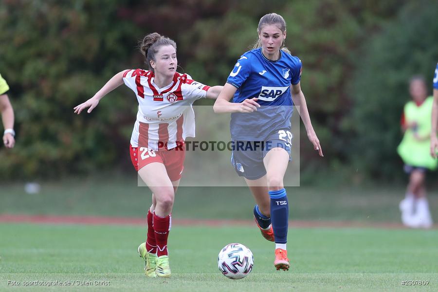 Nicole Kreußer, Sportpark Heuchelhof, Würzburg, 26.09.2021, sport, action, Fussball, Deutschland, September 2021, Saison 2021/2022, Runde 2, Gruppe Süd, Pokal, DFB, DFB Pokal Frauen, TSG, FWK, TSG Hoffenheim, FC Würzburger Kickers - Bild-ID: 2307809 Nicole Kreußer, Sportpark Heuchelhof, Würzburg, 26.09.2021, sport, action, Fussball, Deutschland, September 2021, Saison 2021/2022, Runde 2, Gruppe Süd, Pokal, DFB, DFB Pokal Frauen, TSG, FWK, TSG Hoffenheim, FC Würzburger Kickers - Bild-ID: 2307809