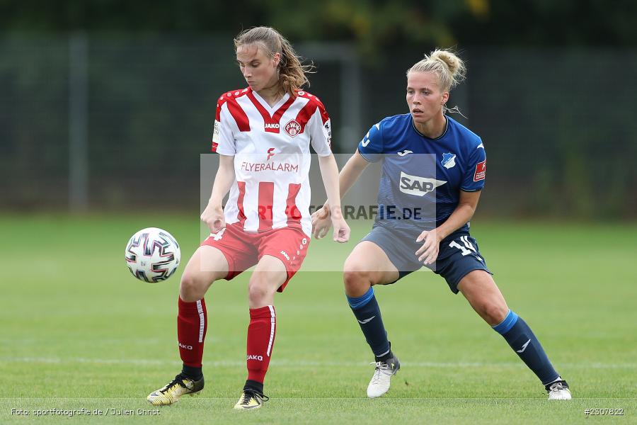 Laura Gerst, Sportpark Heuchelhof, Würzburg, 26.09.2021, sport, action, Fussball, Deutschland, September 2021, Saison 2021/2022, Runde 2, Gruppe Süd, Pokal, DFB, DFB Pokal Frauen, TSG, FWK, TSG Hoffenheim, FC Würzburger Kickers - Bild-ID: 2307822 Laura Gerst, Sportpark Heuchelhof, Würzburg, 26.09.2021, sport, action, Fussball, Deutschland, September 2021, Saison 2021/2022, Runde 2, Gruppe Süd, Pokal, DFB, DFB Pokal Frauen, TSG, FWK, TSG Hoffenheim, FC Würzburger Kickers - Bild-ID: 2307822