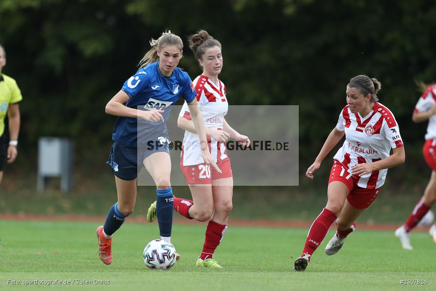 Jule Brand, Sportpark Heuchelhof, Würzburg, 26.09.2021, sport, action, Fussball, Deutschland, September 2021, Saison 2021/2022, Runde 2, Gruppe Süd, Pokal, DFB, DFB Pokal Frauen, TSG, FWK, TSG Hoffenheim, FC Würzburger Kickers - Bild-ID: 2307826 Jule Brand, Sportpark Heuchelhof, Würzburg, 26.09.2021, sport, action, Fussball, Deutschland, September 2021, Saison 2021/2022, Runde 2, Gruppe Süd, Pokal, DFB, DFB Pokal Frauen, TSG, FWK, TSG Hoffenheim, FC Würzburger Kickers - Bild-ID: 2307826