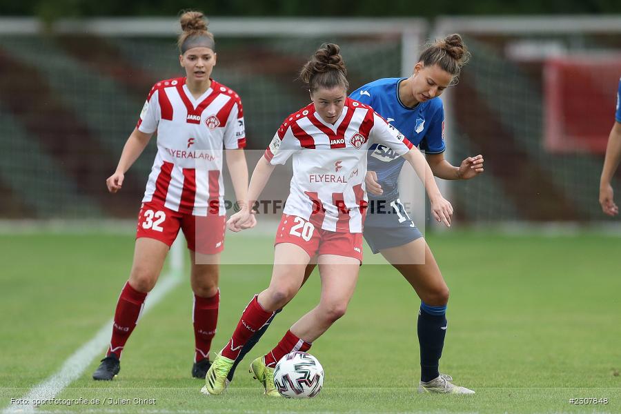 Nicole Kreußer, Sportpark Heuchelhof, Würzburg, 26.09.2021, sport, action, Fussball, Deutschland, September 2021, Saison 2021/2022, Runde 2, Gruppe Süd, Pokal, DFB, DFB Pokal Frauen, TSG, FWK, TSG Hoffenheim, FC Würzburger Kickers - Bild-ID: 2307848 Nicole Kreußer, Sportpark Heuchelhof, Würzburg, 26.09.2021, sport, action, Fussball, Deutschland, September 2021, Saison 2021/2022, Runde 2, Gruppe Süd, Pokal, DFB, DFB Pokal Frauen, TSG, FWK, TSG Hoffenheim, FC Würzburger Kickers - Bild-ID: 2307848