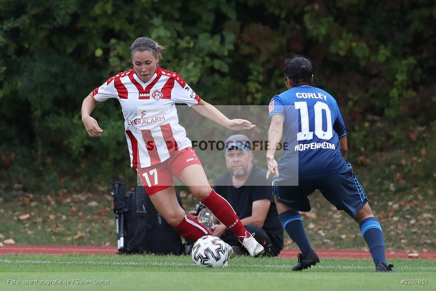 Christina Neufeld, Sportpark Heuchelhof, Würzburg, 26.09.2021, sport, action, Fussball, Deutschland, September 2021, Saison 2021/2022, Runde 2, Gruppe Süd, Pokal, DFB, DFB Pokal Frauen, TSG, FWK, TSG Hoffenheim, FC Würzburger Kickers - Bild-ID: 2307851 Christina Neufeld, Sportpark Heuchelhof, Würzburg, 26.09.2021, sport, action, Fussball, Deutschland, September 2021, Saison 2021/2022, Runde 2, Gruppe Süd, Pokal, DFB, DFB Pokal Frauen, TSG, FWK, TSG Hoffenheim, FC Würzburger Kickers - Bild-ID: 2307851