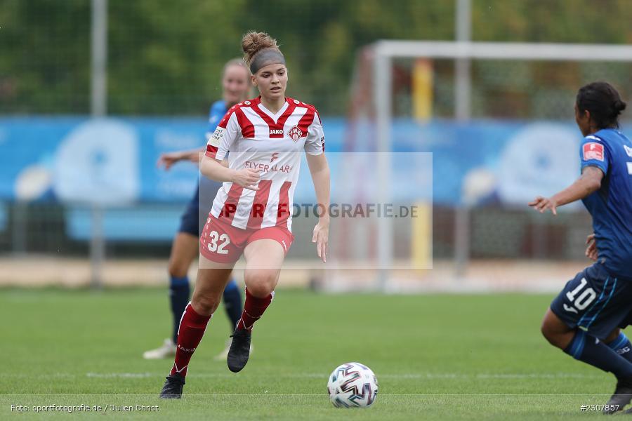 Celia Kirbach, Sportpark Heuchelhof, Würzburg, 26.09.2021, sport, action, Fussball, Deutschland, September 2021, Saison 2021/2022, Runde 2, Gruppe Süd, Pokal, DFB, DFB Pokal Frauen, TSG, FWK, TSG Hoffenheim, FC Würzburger Kickers - Bild-ID: 2307857 Celia Kirbach, Sportpark Heuchelhof, Würzburg, 26.09.2021, sport, action, Fussball, Deutschland, September 2021, Saison 2021/2022, Runde 2, Gruppe Süd, Pokal, DFB, DFB Pokal Frauen, TSG, FWK, TSG Hoffenheim, FC Würzburger Kickers - Bild-ID: 2307857