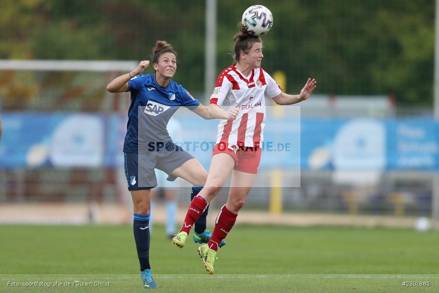 Nicole Kreußer, Sportpark Heuchelhof, Würzburg, 26.09.2021, sport, action, Fussball, Deutschland, September 2021, Saison 2021/2022, Runde 2, Gruppe Süd, Pokal, DFB, DFB Pokal Frauen, TSG, FWK, TSG Hoffenheim, FC Würzburger Kickers - Bild-ID: 2307885