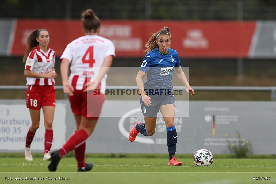 Katharina Naschenweng, Sportpark Heuchelhof, Würzburg, 26.09.2021, sport, action, Fussball, Deutschland, September 2021, Saison 2021/2022, Runde 2, Gruppe Süd, Pokal, DFB, DFB Pokal Frauen, TSG, FWK, TSG Hoffenheim, FC Würzburger Kickers - Bild-ID: 2307887 Katharina Naschenweng, Sportpark Heuchelhof, Würzburg, 26.09.2021, sport, action, Fussball, Deutschland, September 2021, Saison 2021/2022, Runde 2, Gruppe Süd, Pokal, DFB, DFB Pokal Frauen, TSG, FWK, TSG Hoffenheim, FC Würzburger Kickers - Bild-ID: 2307887