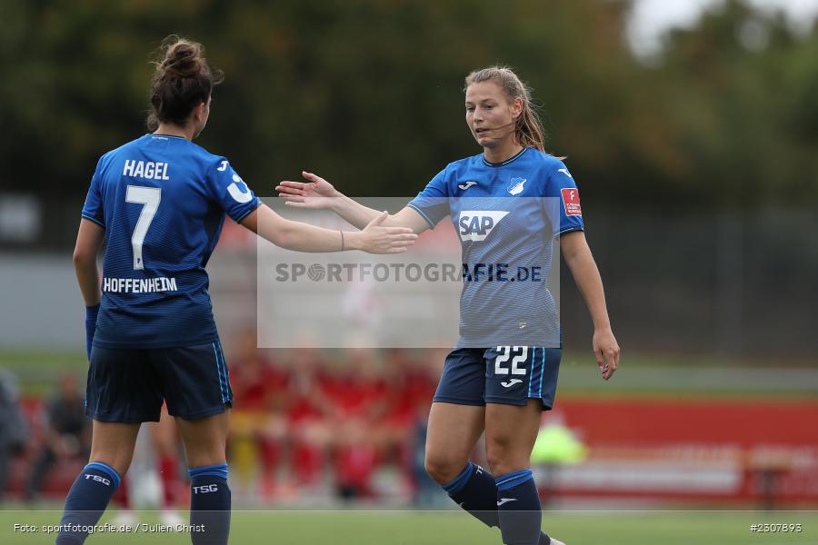Torjubel, Sarai Linder, Sportpark Heuchelhof, Würzburg, 26.09.2021, sport, action, Fussball, Deutschland, September 2021, Saison 2021/2022, Runde 2, Gruppe Süd, Pokal, DFB, DFB Pokal Frauen, TSG, FWK, TSG Hoffenheim, FC Würzburger Kickers - Bild-ID: 2307893 Torjubel, Sarai Linder, Sportpark Heuchelhof, Würzburg, 26.09.2021, sport, action, Fussball, Deutschland, September 2021, Saison 2021/2022, Runde 2, Gruppe Süd, Pokal, DFB, DFB Pokal Frauen, TSG, FWK, TSG Hoffenheim, FC Würzburger Kickers - Bild-ID: 2307893