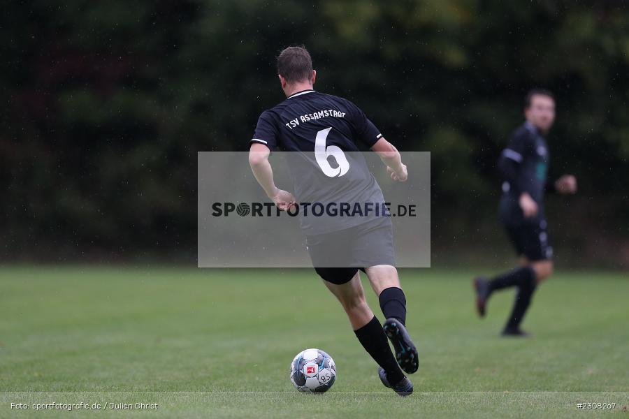 Rückennummer, Backside, Felix Rupp, Sportplatz, Nassig, 03.10.2021, sport, BFV, action, Fussball, Deutschland, Oktober 2021, Saison 2021/2022, TSV, SVE, bfv-Landesliga Odenwald, TSV Assamstadt, SV Eintracht Nassig - Bild-ID: 2308267