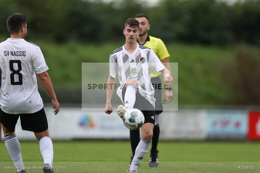 Yannick Dürr, Sportplatz, Nassig, 03.10.2021, sport, BFV, action, Fussball, Deutschland, Oktober 2021, Saison 2021/2022, TSV, SVE, bfv-Landesliga Odenwald, TSV Assamstadt, SV Eintracht Nassig - Bild-ID: 2308326