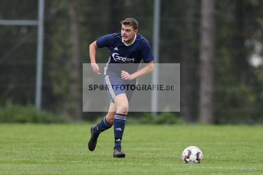 Leon Ries, Sportplatz, Höhefeld, 03.10.2021, sport, action, Fussball, Deutschland, Oktober 2021, Saison 2021/2022, FCK, DHK, Kreisliga TBB, FC Külsheim, Kickers DHK Wertheim - Bild-ID: 2308367