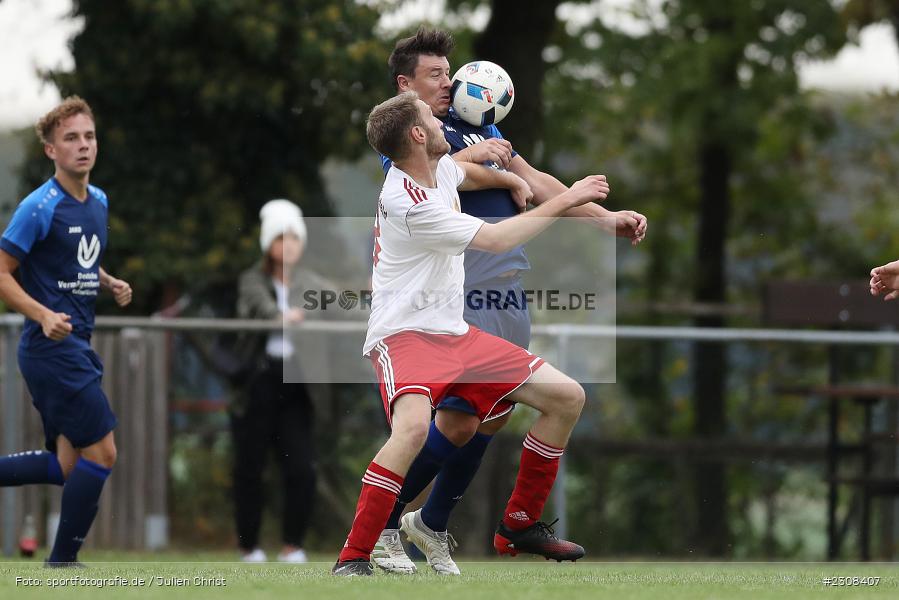 Andrej Jörg, Sportplatz, Höhefeld, 03.10.2021, sport, action, Fussball, Deutschland, Oktober 2021, Saison 2021/2022, SPG, DHK, Kreisklasse B TBB, SpG Viktoria Wertheim 2/Grünenwört, Kickers DHK Wertheim 2 - Bild-ID: 2308407