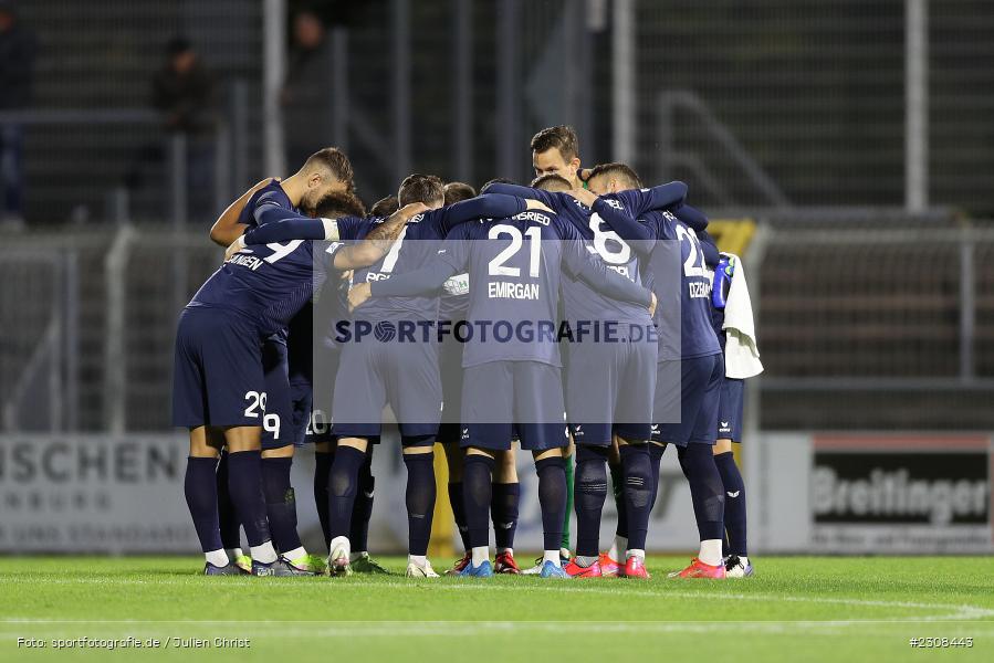Mannschaftskreis, Stadion am Schönbusch, Aschaffenburg, 05.10.2021, BFV, sport, action, Fussball, Deutschland, Oktober 2021, Saison 2021/2022, 4. Liga, Regionalliga Bayern, FCP, SVA, FC Pipinsried, SV Viktoria Aschaffenburg - Bild-ID: 2308443 Mannschaftskreis, Stadion am Schönbusch, Aschaffenburg, 05.10.2021, BFV, sport, action, Fussball, Deutschland, Oktober 2021, Saison 2021/2022, 4. Liga, Regionalliga Bayern, FCP, SVA, FC Pipinsried, SV Viktoria Aschaffenburg - Bild-ID: 2308443