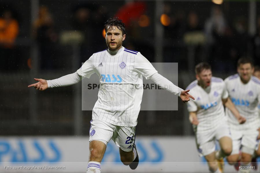 Freude, Torjubel, Elias Niesigk, Stadion am Schönbusch, Aschaffenburg, 05.10.2021, BFV, sport, action, Fussball, Deutschland, Oktober 2021, Saison 2021/2022, 4. Liga, Regionalliga Bayern, FCP, SVA, FC Pipinsried, SV Viktoria Aschaffenburg - Bild-ID: 2308491 Freude, Torjubel, Elias Niesigk, Stadion am Schönbusch, Aschaffenburg, 05.10.2021, BFV, sport, action, Fussball, Deutschland, Oktober 2021, Saison 2021/2022, 4. Liga, Regionalliga Bayern, FCP, SVA, FC Pipinsried, SV Viktoria Aschaffenburg - Bild-ID: 2308491