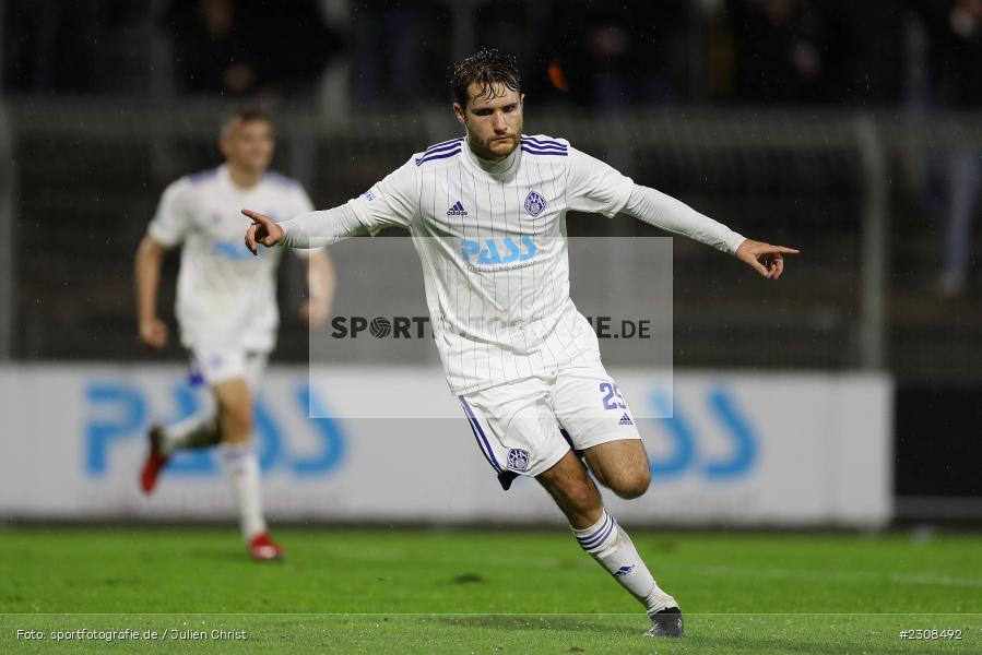 Freude, Torjubel, Elias Niesigk, Stadion am Schönbusch, Aschaffenburg, 05.10.2021, BFV, sport, action, Fussball, Deutschland, Oktober 2021, Saison 2021/2022, 4. Liga, Regionalliga Bayern, FCP, SVA, FC Pipinsried, SV Viktoria Aschaffenburg - Bild-ID: 2308492 Freude, Torjubel, Elias Niesigk, Stadion am Schönbusch, Aschaffenburg, 05.10.2021, BFV, sport, action, Fussball, Deutschland, Oktober 2021, Saison 2021/2022, 4. Liga, Regionalliga Bayern, FCP, SVA, FC Pipinsried, SV Viktoria Aschaffenburg - Bild-ID: 2308492