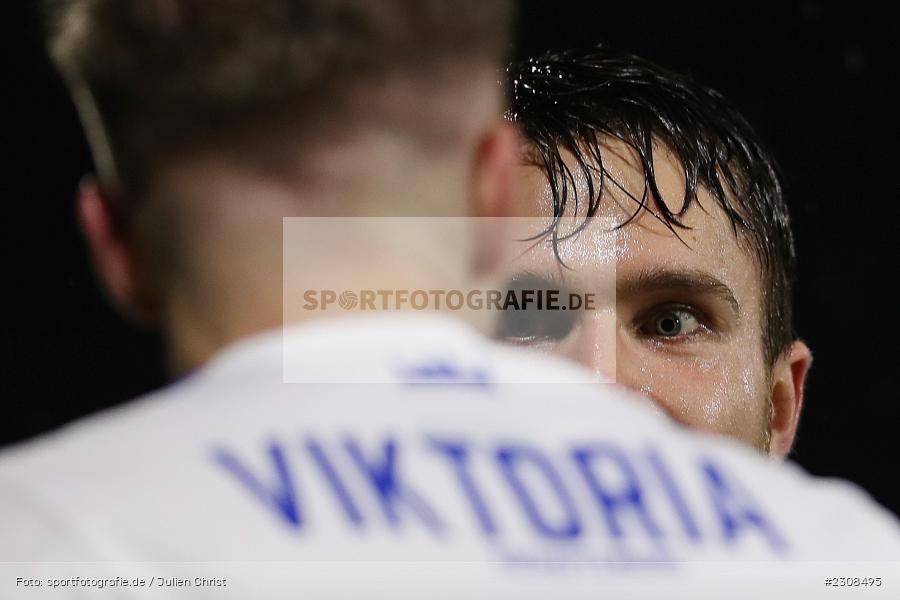 Torjubel, Elias Niesigk, Stadion am Schönbusch, Aschaffenburg, 05.10.2021, BFV, sport, action, Fussball, Deutschland, Oktober 2021, Saison 2021/2022, 4. Liga, Regionalliga Bayern, FCP, SVA, FC Pipinsried, SV Viktoria Aschaffenburg - Bild-ID: 2308495