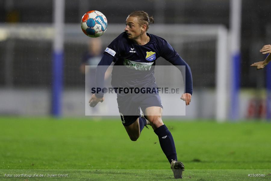 Dominik Schröder, Stadion am Schönbusch, Aschaffenburg, 05.10.2021, BFV, sport, action, Fussball, Deutschland, Oktober 2021, Saison 2021/2022, 4. Liga, Regionalliga Bayern, FCP, SVA, FC Pipinsried, SV Viktoria Aschaffenburg - Bild-ID: 2308580