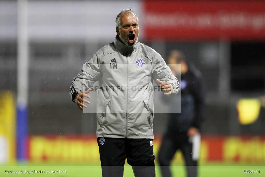 Hände, Arme, gestikuliert, Gerald Mai, Stadion am Schönbusch, Aschaffenburg, 05.10.2021, BFV, sport, action, Fussball, Deutschland, Oktober 2021, Saison 2021/2022, 4. Liga, Regionalliga Bayern, FCP, SVA, FC Pipinsried, SV Viktoria Aschaffenburg - Bild-ID: 2308601