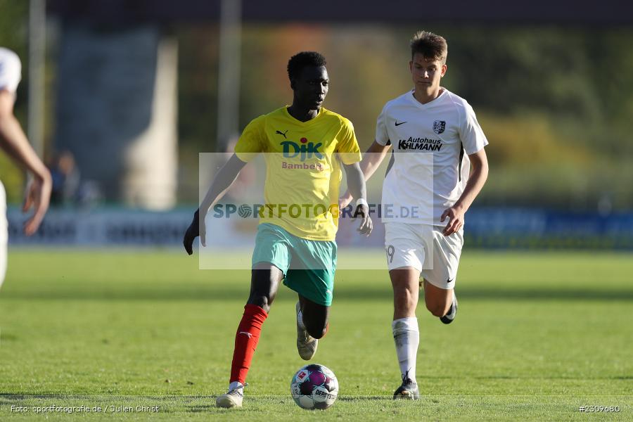 Sayko Trawally, Sportgelände, Karlburg, 09.10.2021, BFV, sport, action, Fussball, Deutschland, Oktober 2021, Saison 2021/2022, Bayernliga Nord, DJK, TSV, DJK Don Bosco Bamberg, TSV Karlburg - Bild-ID: 2309680 Sayko Trawally, Sportgelände, Karlburg, 09.10.2021, BFV, sport, action, Fussball, Deutschland, Oktober 2021, Saison 2021/2022, Bayernliga Nord, DJK, TSV, DJK Don Bosco Bamberg, TSV Karlburg - Bild-ID: 2309680