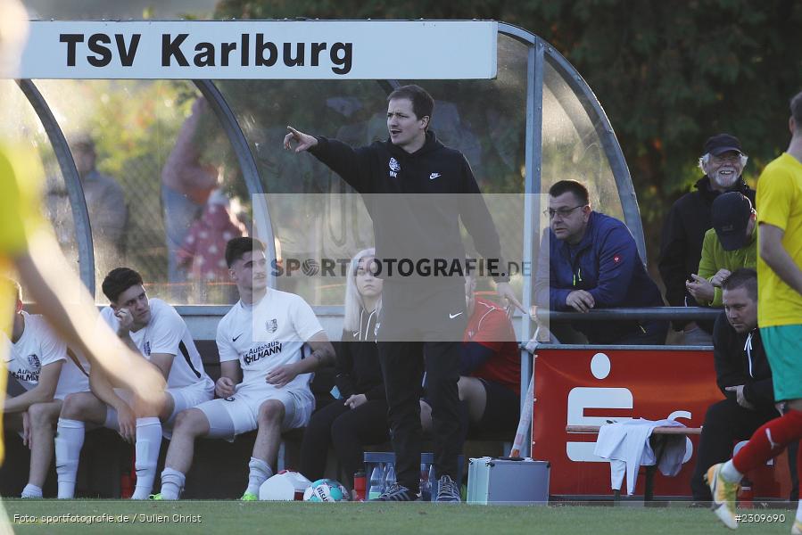 Markus Köhler, Sportgelände, Karlburg, 09.10.2021, BFV, sport, action, Fussball, Deutschland, Oktober 2021, Saison 2021/2022, Bayernliga Nord, DJK, TSV, DJK Don Bosco Bamberg, TSV Karlburg - Bild-ID: 2309690 Markus Köhler, Sportgelände, Karlburg, 09.10.2021, BFV, sport, action, Fussball, Deutschland, Oktober 2021, Saison 2021/2022, Bayernliga Nord, DJK, TSV, DJK Don Bosco Bamberg, TSV Karlburg - Bild-ID: 2309690