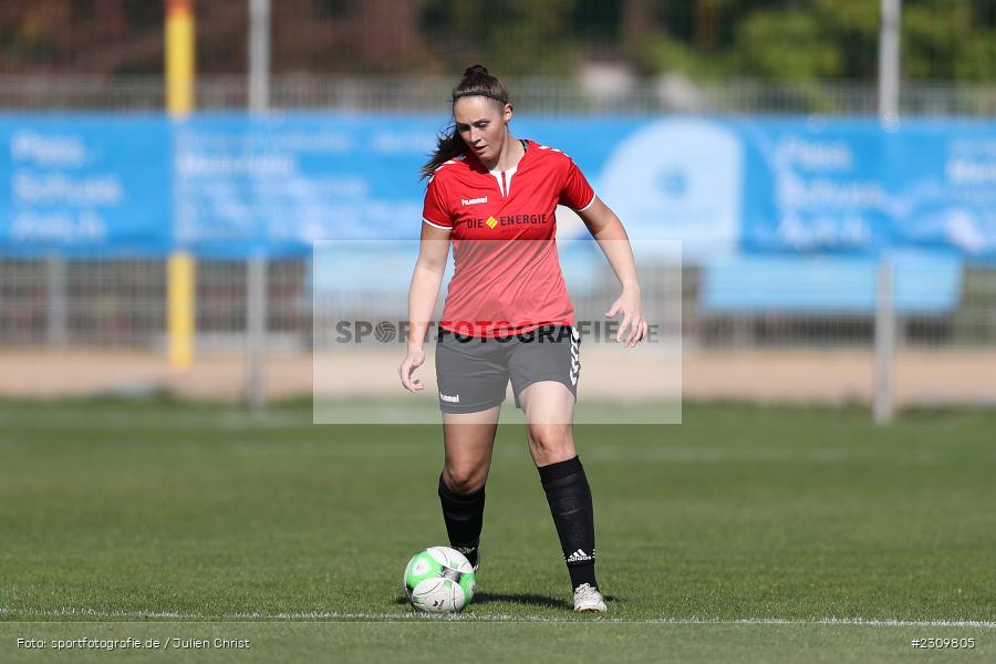 Laura Pohl, Sportpark Heuchelhof, Würzburg, 10.10.2021, BFV, sport, action, Fussball, Deutschland, Oktober 2021, Saison 2021/2022, Bezirksoberliga Frauen, FCK, FWK, FC Karsbach, FC Würzburger Kickers II - Bild-ID: 2309805