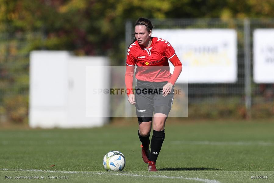 Angelina Müller, Sportpark Heuchelhof, Würzburg, 10.10.2021, BFV, sport, action, Fussball, Deutschland, Oktober 2021, Saison 2021/2022, Bezirksoberliga Frauen, FCK, FWK, FC Karsbach, FC Würzburger Kickers II - Bild-ID: 2309880