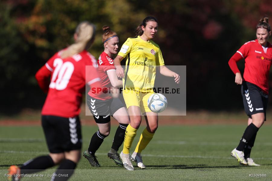 Merle Dierks, Sportpark Heuchelhof, Würzburg, 10.10.2021, BFV, sport, action, Fussball, Deutschland, Oktober 2021, Saison 2021/2022, Bezirksoberliga Frauen, FCK, FWK, FC Karsbach, FC Würzburger Kickers II - Bild-ID: 2309888