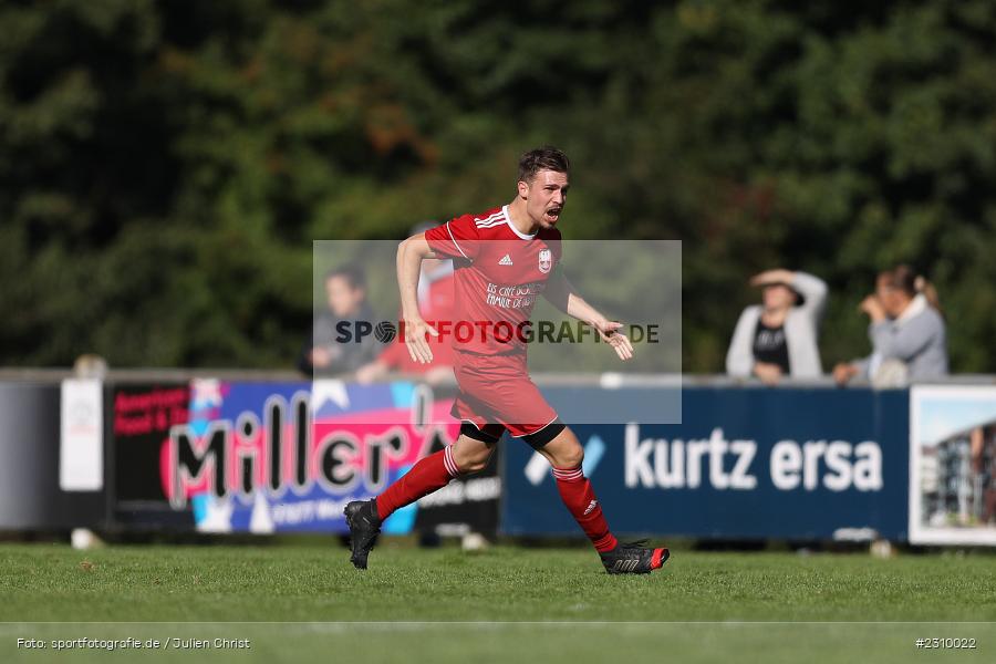 Emotionen, Torjubel, Yannick Schröck, Sportgelände FC Wertheim-Eichel, Wertheim, 11.10.2021, BFV, sport, action, Fussball, Deutschland, Oktober 2021, Saison 2021/2022, Kreisklasse B TBB, URP, FCW, SpG Urphar-Lindelbach/Bettingen, FC Wertheim-Eichel 2 - Bild-ID: 2310022 Emotionen, Torjubel, Yannick Schröck, Sportgelände FC Wertheim-Eichel, Wertheim, 11.10.2021, BFV, sport, action, Fussball, Deutschland, Oktober 2021, Saison 2021/2022, Kreisklasse B TBB, URP, FCW, SpG Urphar-Lindelbach/Bettingen, FC Wertheim-Eichel 2 - Bild-ID: 2310022