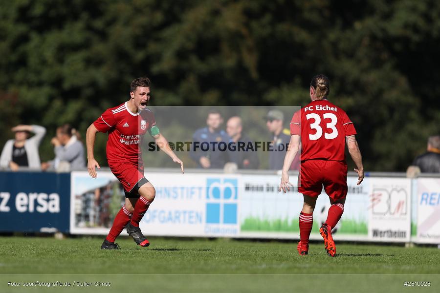 Emotionen, Torjubel, Yannick Schröck, Sportgelände FC Wertheim-Eichel, Wertheim, 11.10.2021, BFV, sport, action, Fussball, Deutschland, Oktober 2021, Saison 2021/2022, Kreisklasse B TBB, URP, FCW, SpG Urphar-Lindelbach/Bettingen, FC Wertheim-Eichel 2 - Bild-ID: 2310023 Emotionen, Torjubel, Yannick Schröck, Sportgelände FC Wertheim-Eichel, Wertheim, 11.10.2021, BFV, sport, action, Fussball, Deutschland, Oktober 2021, Saison 2021/2022, Kreisklasse B TBB, URP, FCW, SpG Urphar-Lindelbach/Bettingen, FC Wertheim-Eichel 2 - Bild-ID: 2310023