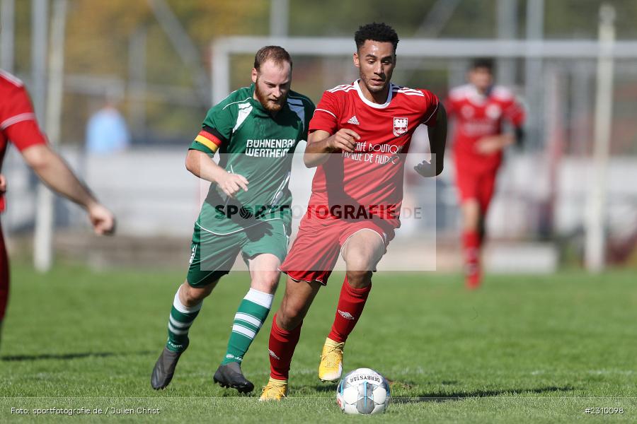 Kenneth Manandic, Sportgelände FC Wertheim-Eichel, Wertheim, 11.10.2021, BFV, sport, action, Fussball, Deutschland, Oktober 2021, Saison 2021/2022, Kreisklasse B TBB, URP, FCW, SpG Urphar-Lindelbach/Bettingen, FC Wertheim-Eichel 2 - Bild-ID: 2310098
