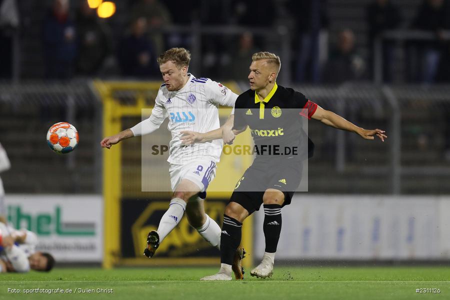 Benedikt Kirsch, Stadion am Schönbusch, Aschaffenburg, 15.10.2021, BFV, sport, action, Fussball, Deutschland, Oktober 2021, Saison 2021/2022, 4. Liga, Regionalliga Bayern, BAY, SVA, SpVgg Bayreuth, SV Viktoria Aschaffenburg - Bild-ID: 2311126