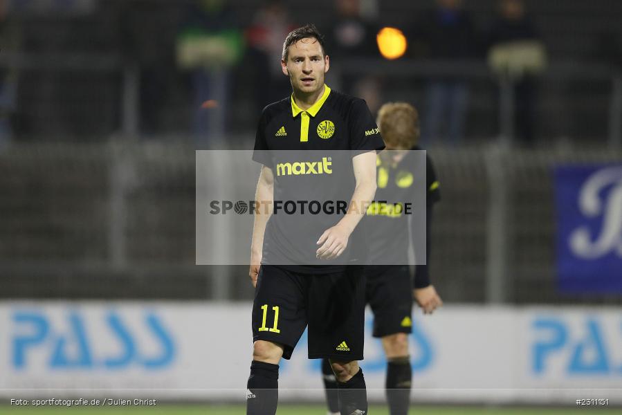 Markus Ziereis, Stadion am Schönbusch, Aschaffenburg, 15.10.2021, BFV, sport, action, Fussball, Deutschland, Oktober 2021, Saison 2021/2022, 4. Liga, Regionalliga Bayern, BAY, SVA, SpVgg Bayreuth, SV Viktoria Aschaffenburg - Bild-ID: 2311151