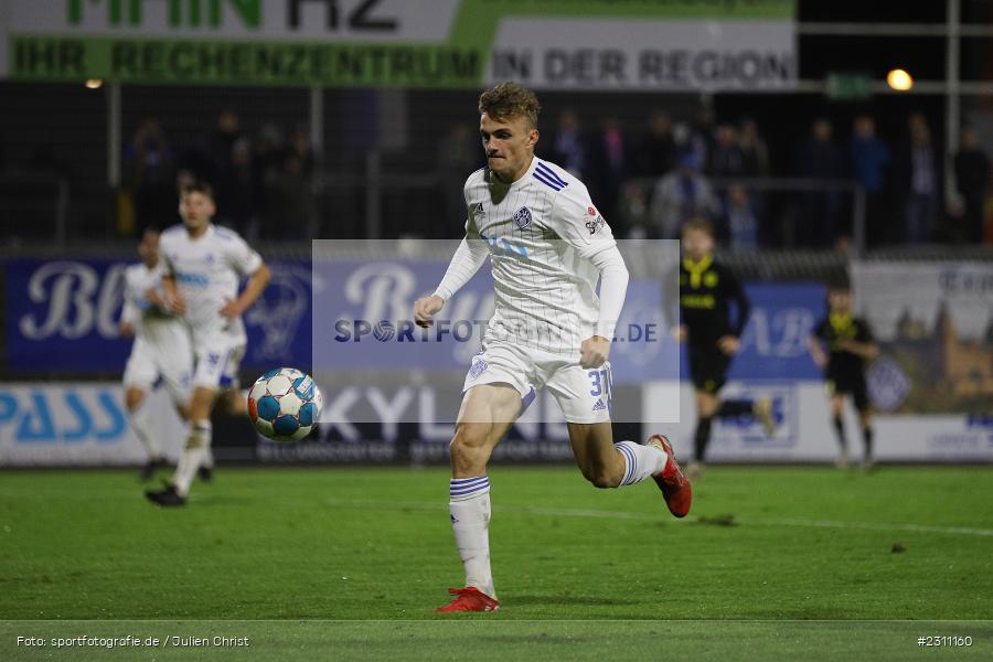 Tim Littmann, Stadion am Schönbusch, Aschaffenburg, 15.10.2021, BFV, sport, action, Fussball, Deutschland, Oktober 2021, Saison 2021/2022, 4. Liga, Regionalliga Bayern, BAY, SVA, SpVgg Bayreuth, SV Viktoria Aschaffenburg - Bild-ID: 2311160 Tim Littmann, Stadion am Schönbusch, Aschaffenburg, 15.10.2021, BFV, sport, action, Fussball, Deutschland, Oktober 2021, Saison 2021/2022, 4. Liga, Regionalliga Bayern, BAY, SVA, SpVgg Bayreuth, SV Viktoria Aschaffenburg - Bild-ID: 2311160