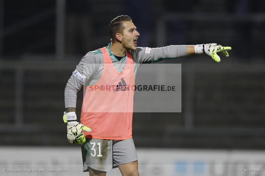 Sebastian Kolbe, Stadion am Schönbusch, Aschaffenburg, 15.10.2021, BFV, sport, action, Fussball, Deutschland, Oktober 2021, Saison 2021/2022, 4. Liga, Regionalliga Bayern, BAY, SVA, SpVgg Bayreuth, SV Viktoria Aschaffenburg - Bild-ID: 2311184