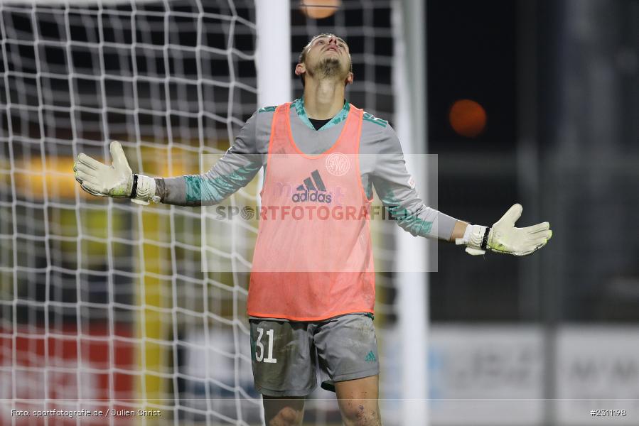 Jubel, Sieg, Sebastian Kolbe, Stadion am Schönbusch, Aschaffenburg, 15.10.2021, BFV, sport, action, Fussball, Deutschland, Oktober 2021, Saison 2021/2022, 4. Liga, Regionalliga Bayern, BAY, SVA, SpVgg Bayreuth, SV Viktoria Aschaffenburg - Bild-ID: 2311198