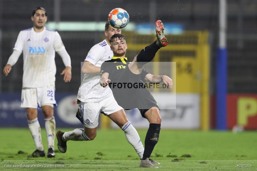 Daniel Steininger, Stadion am Schönbusch, Aschaffenburg, 15.10.2021, BFV, sport, action, Fussball, Deutschland, Oktober 2021, Saison 2021/2022, 4. Liga, Regionalliga Bayern, BAY, SVA, SpVgg Bayreuth, SV Viktoria Aschaffenburg - Bild-ID: 2311206