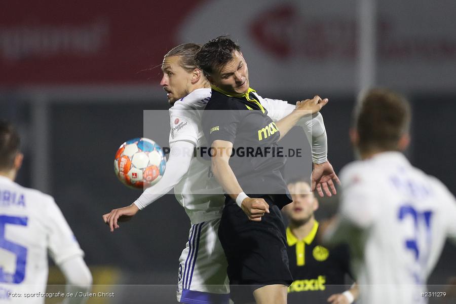 Nicolas Hebisch, Stadion am Schönbusch, Aschaffenburg, 15.10.2021, BFV, sport, action, Fussball, Deutschland, Oktober 2021, Saison 2021/2022, 4. Liga, Regionalliga Bayern, BAY, SVA, SpVgg Bayreuth, SV Viktoria Aschaffenburg - Bild-ID: 2311279