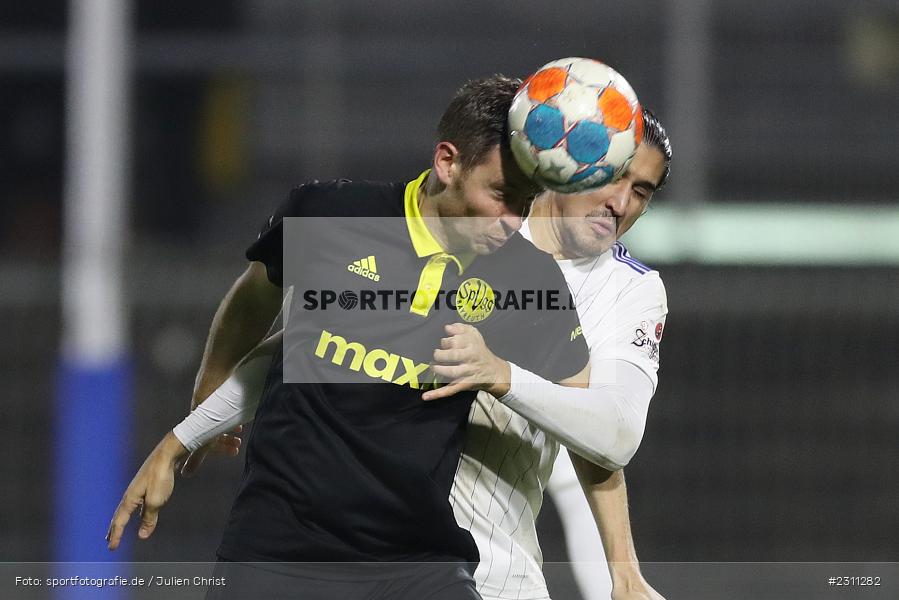 Markus Ziereis, Stadion am Schönbusch, Aschaffenburg, 15.10.2021, BFV, sport, action, Fussball, Deutschland, Oktober 2021, Saison 2021/2022, 4. Liga, Regionalliga Bayern, BAY, SVA, SpVgg Bayreuth, SV Viktoria Aschaffenburg - Bild-ID: 2311282