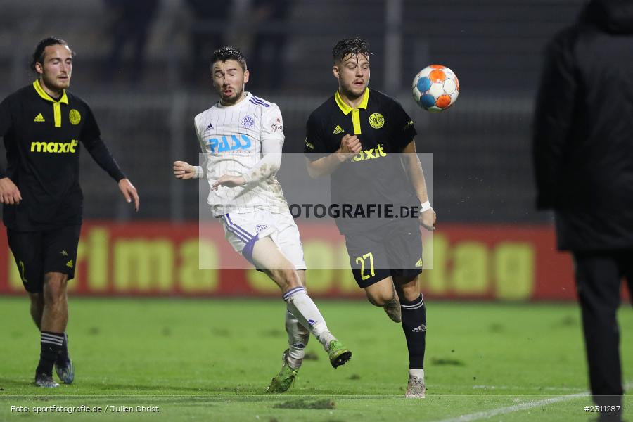 Ivan Knezevic, Stadion am Schönbusch, Aschaffenburg, 15.10.2021, BFV, sport, action, Fussball, Deutschland, Oktober 2021, Saison 2021/2022, 4. Liga, Regionalliga Bayern, BAY, SVA, SpVgg Bayreuth, SV Viktoria Aschaffenburg - Bild-ID: 2311287 Ivan Knezevic, Stadion am Schönbusch, Aschaffenburg, 15.10.2021, BFV, sport, action, Fussball, Deutschland, Oktober 2021, Saison 2021/2022, 4. Liga, Regionalliga Bayern, BAY, SVA, SpVgg Bayreuth, SV Viktoria Aschaffenburg - Bild-ID: 2311287