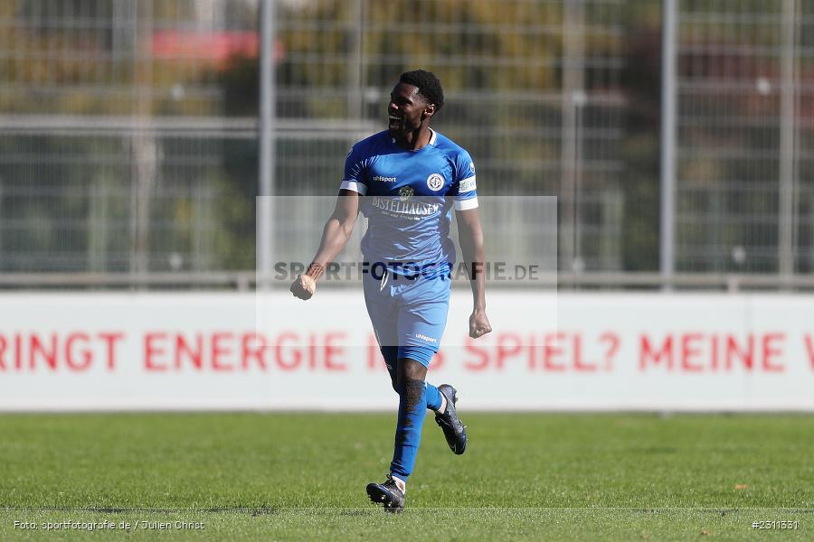 Torjubel, Jayson Tuda, Sepp-Endres-Sportanlage, Würzburg, 16.10.2021, BFV, sport, action, Fussball, Deutschland, Oktober 2021, Saison 2021/2022, Bayernliga Nord, DJK, WFV, DJK Gebenbach, Würzburger FV - Bild-ID: 2311331 Torjubel, Jayson Tuda, Sepp-Endres-Sportanlage, Würzburg, 16.10.2021, BFV, sport, action, Fussball, Deutschland, Oktober 2021, Saison 2021/2022, Bayernliga Nord, DJK, WFV, DJK Gebenbach, Würzburger FV - Bild-ID: 2311331