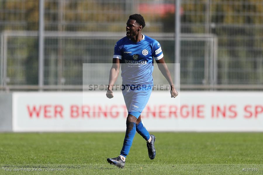 Torjubel, Jayson Tuda, Sepp-Endres-Sportanlage, Würzburg, 16.10.2021, BFV, sport, action, Fussball, Deutschland, Oktober 2021, Saison 2021/2022, Bayernliga Nord, DJK, WFV, DJK Gebenbach, Würzburger FV - Bild-ID: 2311333 Torjubel, Jayson Tuda, Sepp-Endres-Sportanlage, Würzburg, 16.10.2021, BFV, sport, action, Fussball, Deutschland, Oktober 2021, Saison 2021/2022, Bayernliga Nord, DJK, WFV, DJK Gebenbach, Würzburger FV - Bild-ID: 2311333