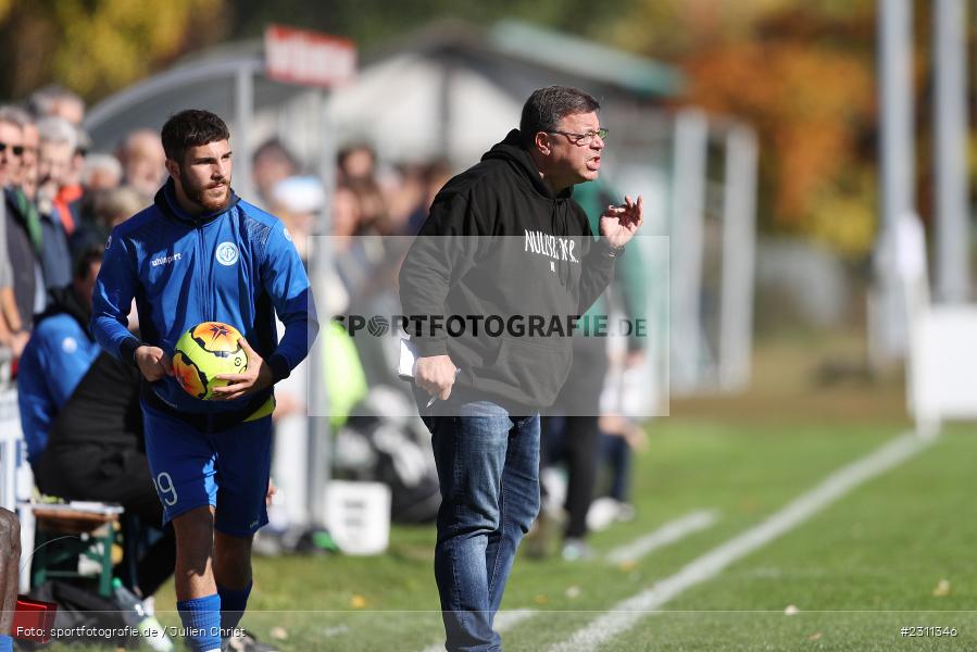 Hände, Arme, gestikuliert, Harald Funsch, Sepp-Endres-Sportanlage, Würzburg, 16.10.2021, BFV, sport, action, Fussball, Deutschland, Oktober 2021, Saison 2021/2022, Bayernliga Nord, DJK, WFV, DJK Gebenbach, Würzburger FV - Bild-ID: 2311346