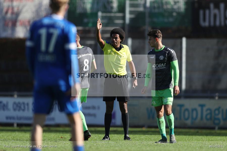 Schiedsrichter, Kenny Abieba, Sepp-Endres-Sportanlage, Würzburg, 16.10.2021, BFV, sport, action, Fussball, Deutschland, Oktober 2021, Saison 2021/2022, Bayernliga Nord, DJK, WFV, DJK Gebenbach, Würzburger FV - Bild-ID: 2311353 Schiedsrichter, Kenny Abieba, Sepp-Endres-Sportanlage, Würzburg, 16.10.2021, BFV, sport, action, Fussball, Deutschland, Oktober 2021, Saison 2021/2022, Bayernliga Nord, DJK, WFV, DJK Gebenbach, Würzburger FV - Bild-ID: 2311353